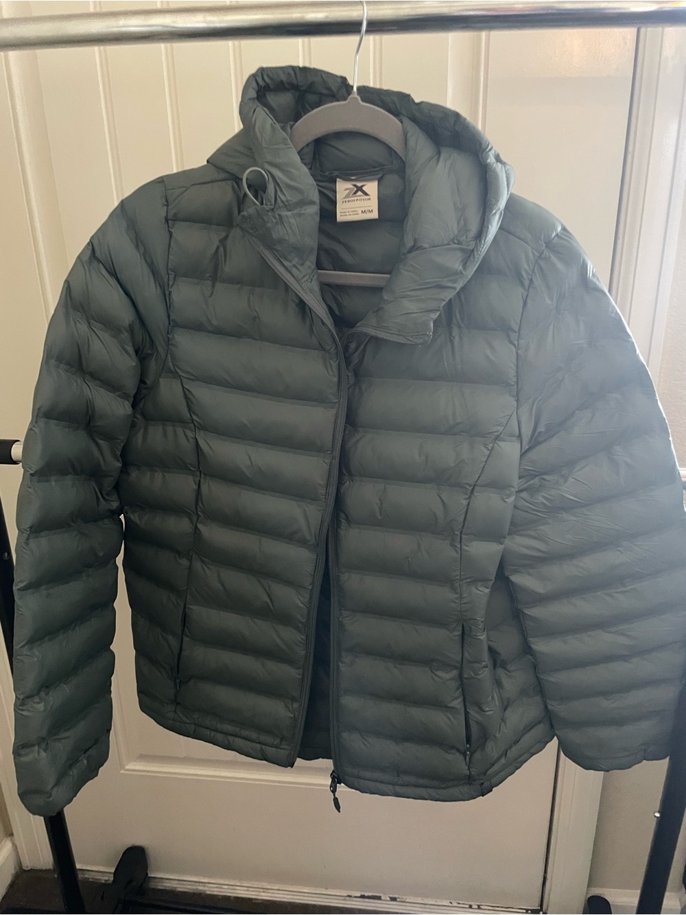 ZeroXposur Quilted Puffer Jacket - Olive Green